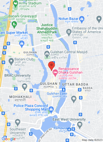 Map showing Dhaka, Bangladesh