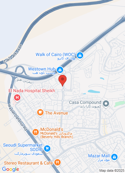 Map showing Sheikh Zayed, Egypt