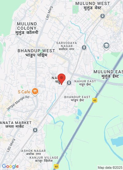 Map showing Mumbai, India