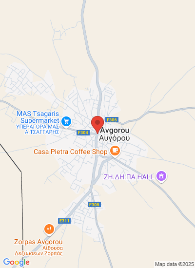 Map showing Avgorou, Cyprus