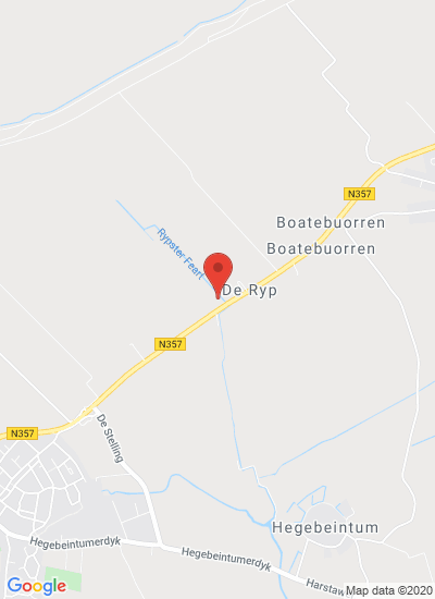 Map showing Ferwert, Netherlands