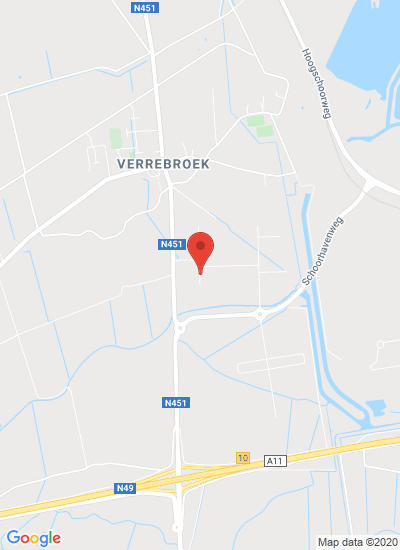 Map showing Verrebroek (Beveren), Belgium