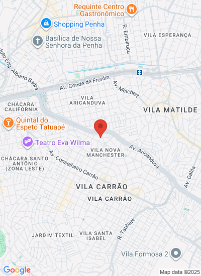 Map showing São Paulo, Brazil