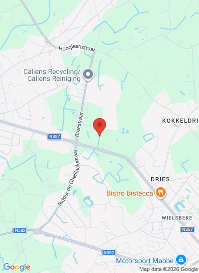 Map showing Wielsbeke, Belgium