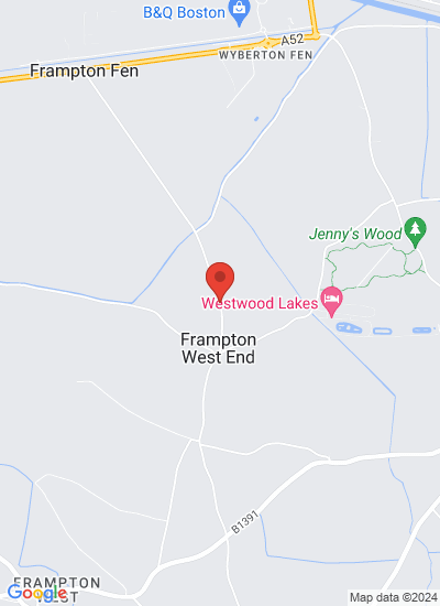 Map showing Lincolnshire, United Kingdom