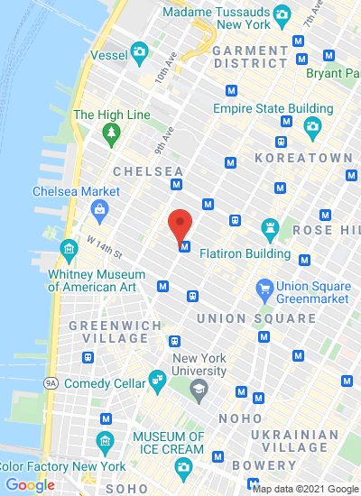 Map showing New York City, United States