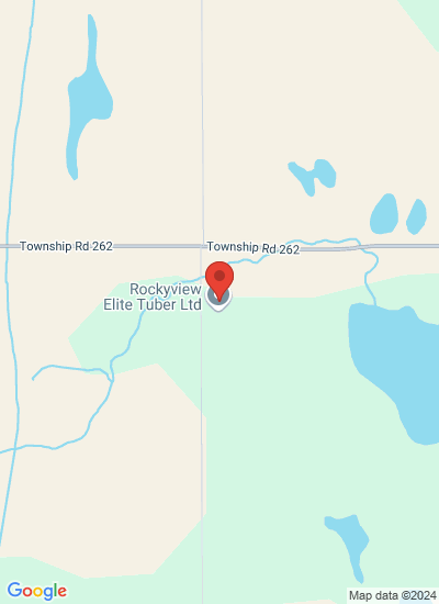 Map showing Rocky View County, Canada