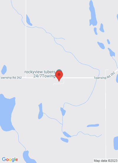 Map showing Rockyview County,, Canada