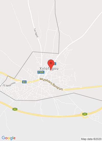 Map showing Larnaka, Cyprus