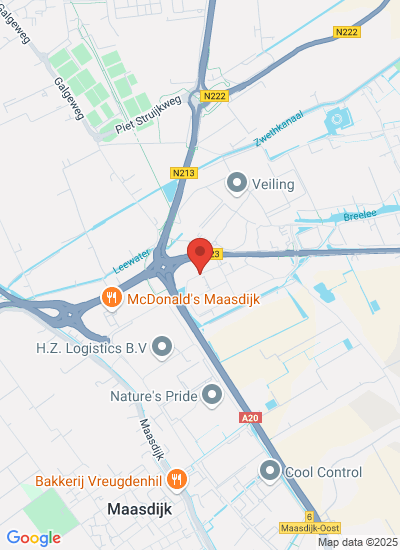 Map showing De Lier, Netherlands