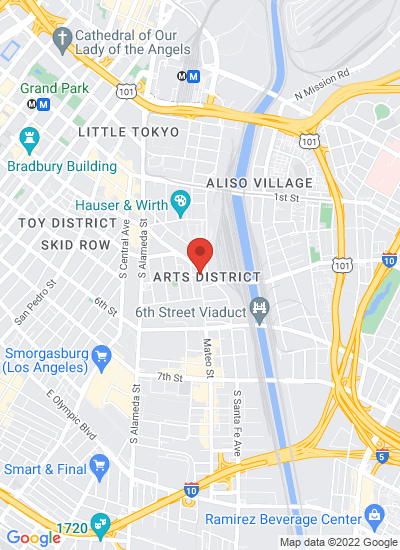 Map showing Los Angeles, United States