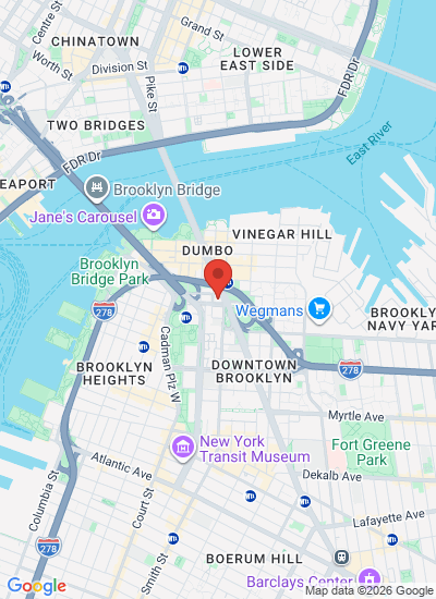 Map showing Brooklyn, United States