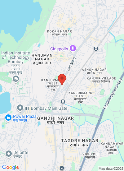 Map showing Mumbai, India
