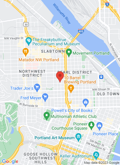 Map showing Portland, United States