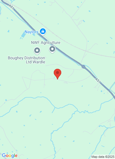 Map showing Cheshire, United Kingdom
