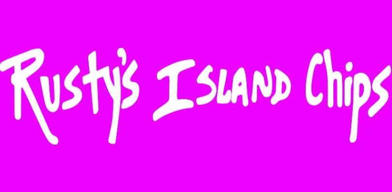 Rusty's Island Chips logo