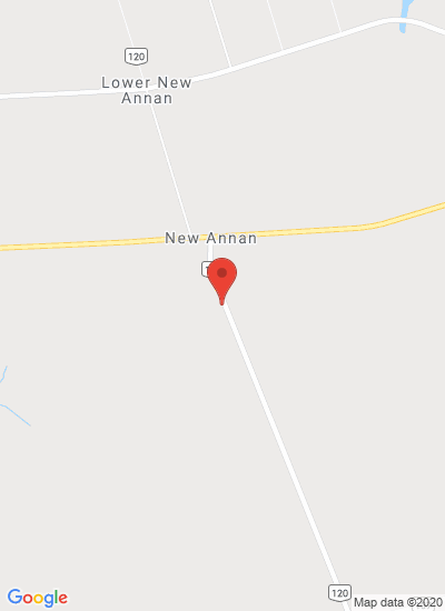 Map showing Wilmot Valley, Canada