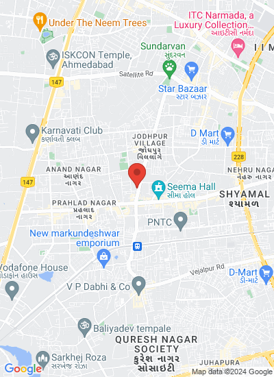 Map showing Ahmedabad, India