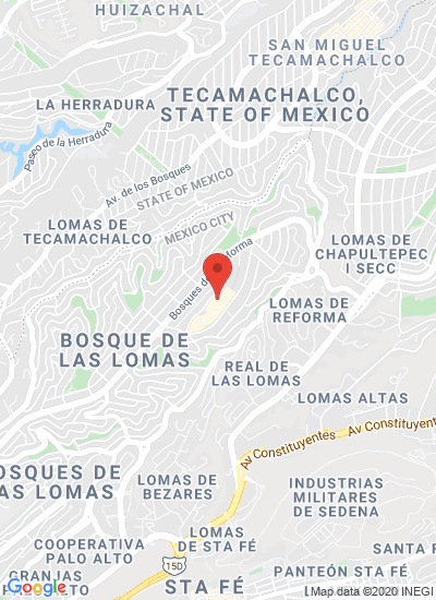 Map showing Ciudad De Mexico, Mexico