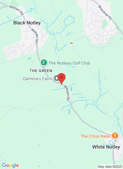 Map showing Braintree, United Kingdom