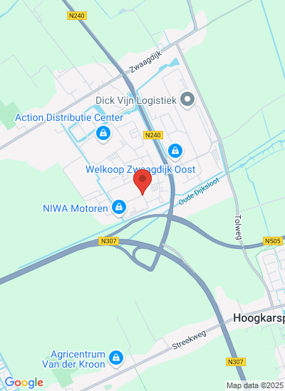 Map showing Zwaagdijk-Oost, Netherlands