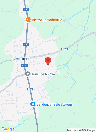 Map showing Zwevezele, Belgium