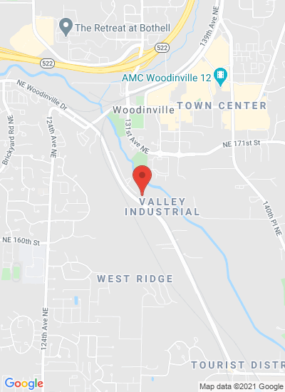 Map showing Woodinville, United States