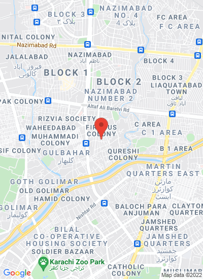 Map showing Karachi, Pakistan