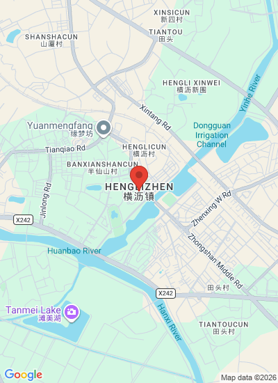 Map showing Dongguan Shi, China