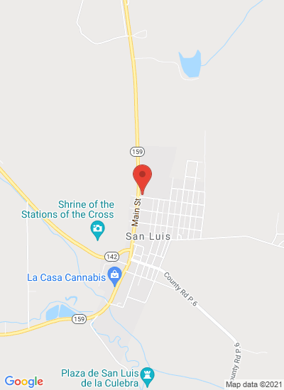 Map showing San Luis, United States