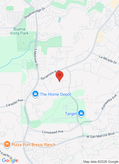 Map showing Vista, United States