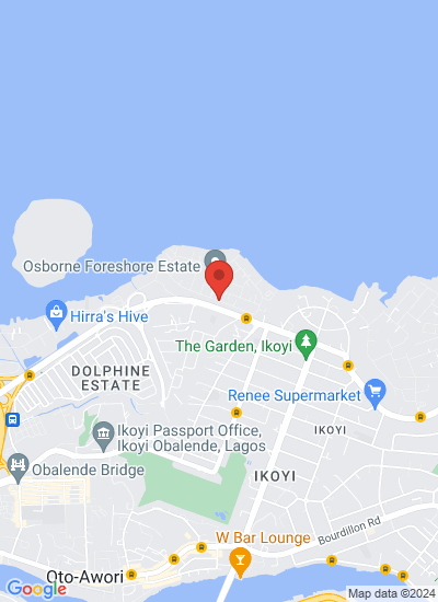 Map showing Ikoyi, Nigeria