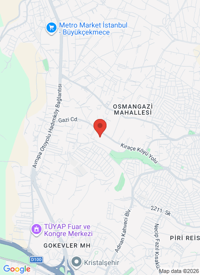 Map showing Esenyurt, Türkiye