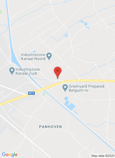 Map showing Bree, Belgium