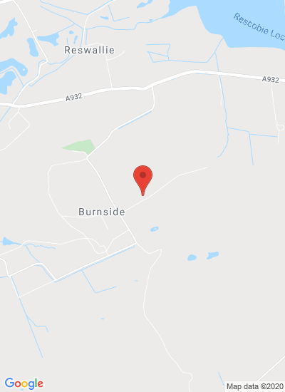 Map showing Forfar, United Kingdom
