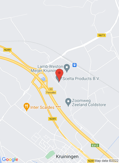 Map showing Kruiningen, Netherlands
