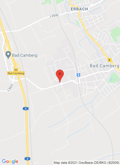 Map showing Bad Camberg, Germany
