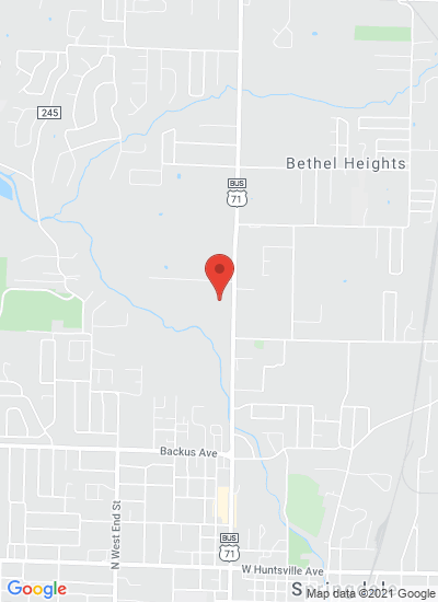 Map showing Springdale, United States