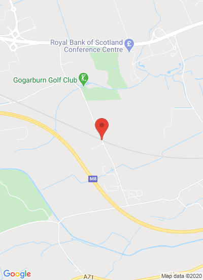 Map showing Edinburgh, United Kingdom