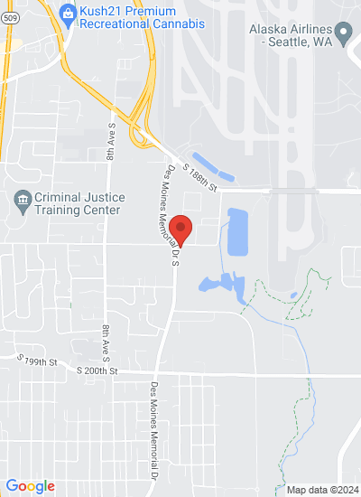 Map showing Seatac, United States