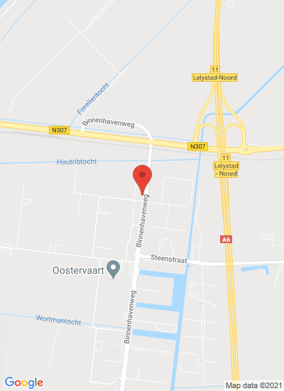 Map showing Lelystad, Netherlands