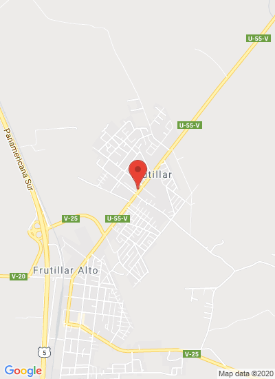 Map showing Frutillar, Chile
