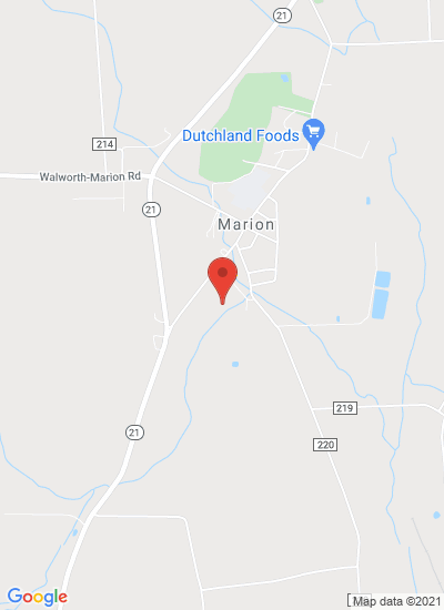 Map showing Marion, United States