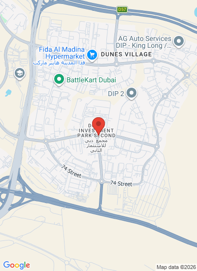 Map showing United Arab Emirates