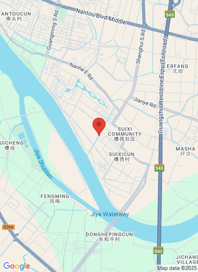 Map showing Zhongshan Shi, China