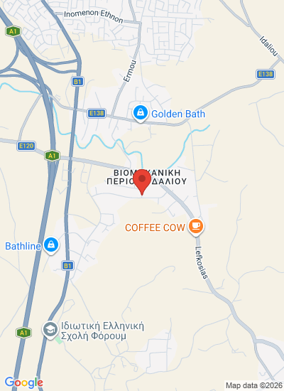 Map showing Nicosia, Cyprus