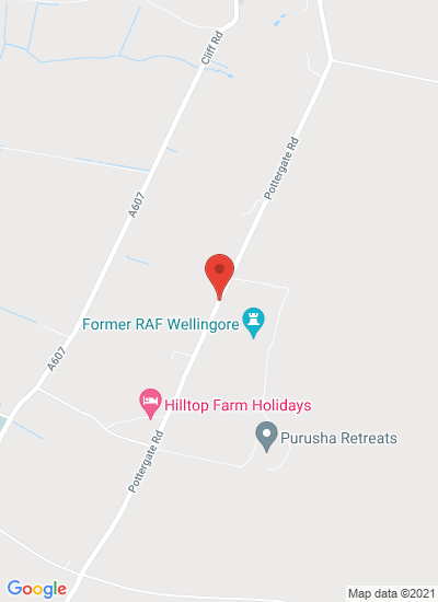 Map showing Wellingore, United Kingdom