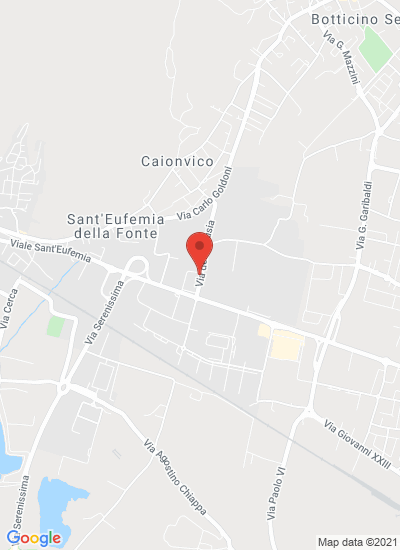 Map showing Brescia, Italy