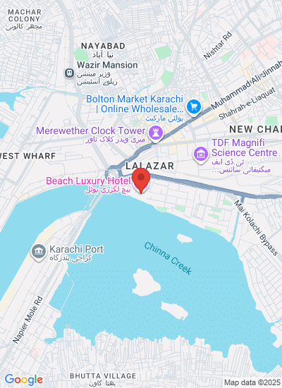 Map showing Karachi, Pakistan