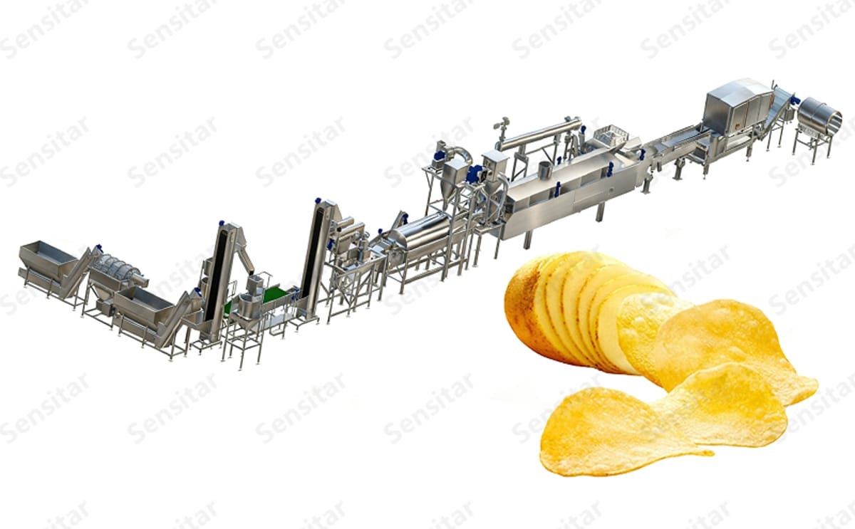 Sensitar Potato Chips Processing Line